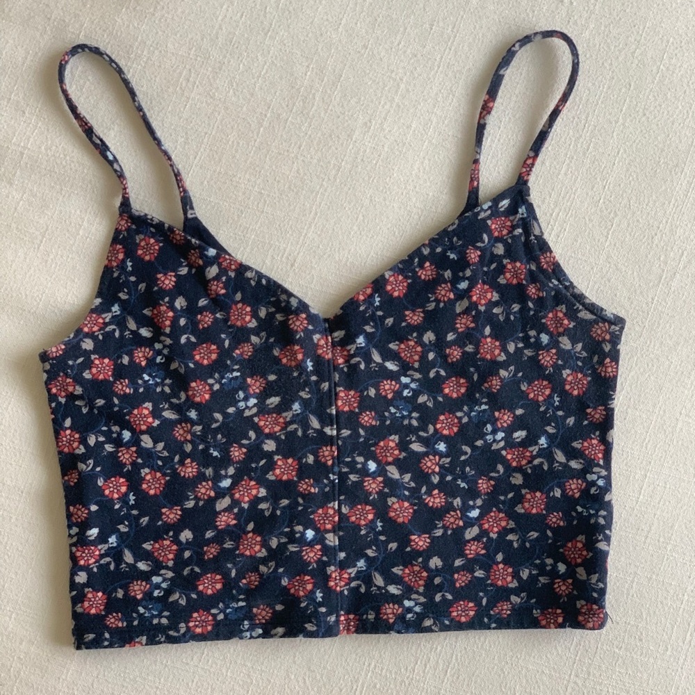 Hollister Cropped Tank Top, M